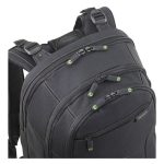 Mochila Targus EcoSpruce de 15.6 pulgadas para portátiles, hecha de materiales reciclados. SKU TBB013EU