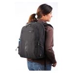 Mochila Targus EcoSpruce de 15.6 pulgadas para portátiles, hecha de materiales reciclados. SKU TBB013EU