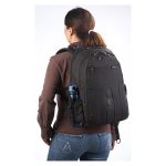 Mochila Targus EcoSpruce de 15.6 pulgadas para portátiles, hecha de materiales reciclados. SKU TBB013EU