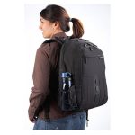 Mochila Targus EcoSpruce de 15.6 pulgadas para portátiles, hecha de materiales reciclados. SKU TBB013EU