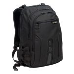 Mochila Targus EcoSpruce de 15.6 pulgadas para portátiles, hecha de materiales reciclados. SKU TBB013EU