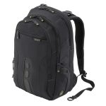 Mochila Targus EcoSpruce de 15.6 pulgadas para portátiles, hecha de materiales reciclados. SKU TBB013EU