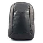 Mochila Targus modelo TBB565GL para portátiles de hasta 15.6 pulgadas en colores negro y gris. SKU: TBB565GL