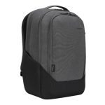 Mochila Targus Cypress gris, SKU TBB58602GL, diseñada para portátiles con múltiples compartimentos y amplia capacidad de almacenamiento.