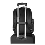 Mochila de senderismo Targus TBB618GL color negro con compartimento especial para portátiles y varios bolsillos de almacenamiento