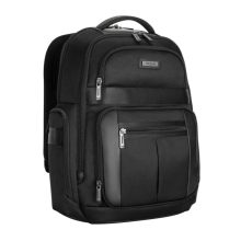 Mochila de senderismo Targus TBB618GL color negro con compartimento especial para portátiles y varios bolsillos de almacenamiento