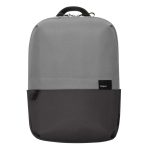 Imagen de la mochila Targus Sagano de 39,6 cm (15.6 pulgadas) en color negro y gris, SKU TBB635GL. Mochila diseñada para portátiles con múltiples compartimentos y diseño ergonómico.