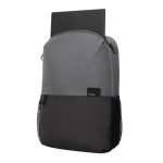 Mochila Targus Sagano 15.6 pulgadas en colores negro y gris, perfecta para portátiles hasta 39.6 cm. SKU: TBB636GL