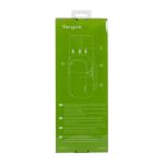 Mochila Targus Zero Waste, informal, color negro, fabricada con plástico reciclado. SKU: TBB641GL.