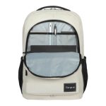 Targus Octave III mochila para portátil en color crema, fabricada en poliéster, SKU TBB65313GL