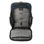 Mochila Targus HeritageLuxe para viajes en color azul, hecha de poliéster, SKU TBB65602GL