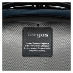 Mochila Targus HeritageLuxe para viajes en color azul, hecha de poliéster, SKU TBB65602GL