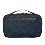 Mochila Targus HeritageLuxe para viajes en color azul, hecha de poliéster, SKU TBB65602GL