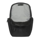 Imagen de la mochila Targus EcoSmart City Backpack en color negro, ideal para portátiles y accesorios. SKU TBB657GL.
