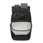 Imagen de la mochila Targus EcoSmart City Backpack en color negro, ideal para portátiles y accesorios. SKU TBB657GL.