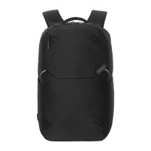 Imagen de la mochila Targus EcoSmart City Backpack en color negro, ideal para portátiles y accesorios. SKU TBB657GL.