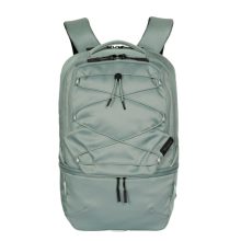 Mochila Targus Work+Play Flex Ecosmart de 15 a 16 pulgadas en color verde, SKU TBB65905GL