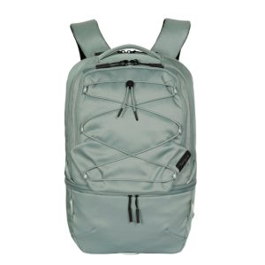 Mochila Targus Work+Play Flex Ecosmart de 15 a 16 pulgadas en color verde, SKU TBB65905GL