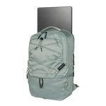 Mochila Targus Work+Play Flex Ecosmart de 15 a 16 pulgadas en color verde, SKU TBB65905GL