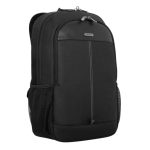 Mochila informal negra de poliéster marca Targus, modelo TBB943GL, ideal para portátiles