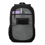 Mochila informal negra de poliéster marca Targus, modelo TBB943GL, ideal para portátiles