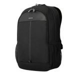 Mochila informal negra de poliéster marca Targus, modelo TBB943GL, ideal para portátiles