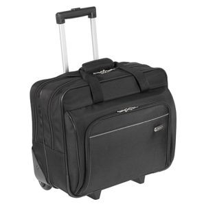 Targus TBR003EU maletín con ruedas para portátil de 16 pulgadas, color negro, SKU TBR003EU. Ideal para proteger el laptop y facilitar su transporte.