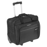 Targus TBR003EU maletín con ruedas para portátil de 16 pulgadas, color negro, SKU TBR003EU. Ideal para proteger el laptop y facilitar su transporte.