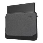 Imagen de la funda Targus Cypress EcoSmart gris de 14 pulgadas, SKU TBS64602GL, diseñada para proteger portátiles y fabricada de materiales reciclados