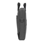 Maletín gris Targus Cypress EcoSmart para portátiles de 14 pulgadas. Modelo SKU TBS92602GL, fabricado parcialmente con materiales reciclados.