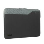 Funda Targus Pulse II EcoSmart de 16 pulgadas en color carbón vegetal, ideal para portátiles, SKU TBS97104GL. Diseño ecológico y protección robusta.