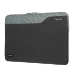 Funda Targus Pulse II EcoSmart de 16 pulgadas en color carbón vegetal, ideal para portátiles, SKU TBS97104GL. Diseño ecológico y protección robusta.