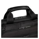 Maletín para portátil Targus de 14 pulgadas, color negro y gris, con SKU TBT913EU. Ideal para proteger tu dispositivo mientras viajas.