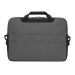 Targus CypressEco maletín ecológico para portátiles de 15.6 pulgadas, color negro y gris, SKU TBT92602GL