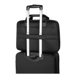 Imagen del maletín Targus TBT932GL para portátiles de 40,6 cm (16 pulgadas) en color negro. Maletín ideal para proteger tu laptop. SKU: TBT932GL