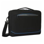 Maletín negro Targus TBT940GL para portátil de 16 pulgadas con diseño moderno y compartimientos adicionales. SKU: TBT940GL.