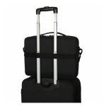 Maletín negro Targus TBT940GL para portátil de 16 pulgadas con diseño moderno y compartimientos adicionales. SKU: TBT940GL.