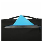 Maletín negro Targus TBT940GL para portátil de 16 pulgadas con diseño moderno y compartimientos adicionales. SKU: TBT940GL.