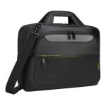 Maletín Targus Citygear Toploader en color negro, compatible con portátiles de hasta 14 pulgadas, SKU TCG455GL
