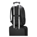 Mochila Targus City Gear 3 en color negro hecha de poliuretano, ideal para portátiles, SKU TCG655GL