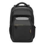 Mochila Targus City Gear 3 en color negro hecha de poliuretano, ideal para portátiles, SKU TCG655GL