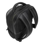 Mochila Targus CityGear informal en color negro, ideal para portátiles con gran capacidad de almacenamiento, SKU TCG662GL