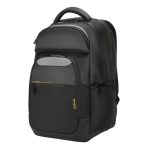 Mochila Targus CityGear informal en color negro, ideal para portátiles con gran capacidad de almacenamiento, SKU TCG662GL