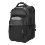 Mochila Targus CityGear informal en color negro, ideal para portátiles con gran capacidad de almacenamiento, SKU TCG662GL