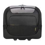 Maletín con ruedas Targus para portátil de 17.3 pulgadas, color negro, modelo TCG717GL. Ideal para transportar laptops con seguridad y comodidad.