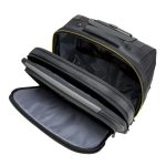 Maletín con ruedas Targus para portátil de 17.3 pulgadas, color negro, modelo TCG717GL. Ideal para transportar laptops con seguridad y comodidad.