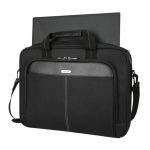 Imagen del maletín para portátil Targus TCT027GL de 15.6 pulgadas, color negro, con diseño elegante y funcional.