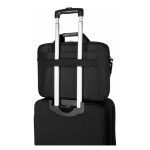 Imagen del maletín para portátil Targus TCT027GL de 15.6 pulgadas, color negro, con diseño elegante y funcional.