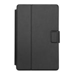 Folio negro Targus SafeFit para tablets de 10.5 pulgadas, modelo THZ785GL, diseñado para proteger dispositivos con estilo y durabilidad