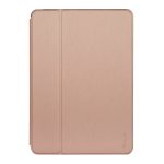 Funda folio Targus Click-In de 10.5 pulgadas en color oro rosa, diseñada para proteger tablets. SKU THZ85008GL